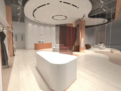 Clothing Shop 4 3D model