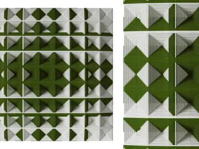 Wall art panel 05 Saido 3D model