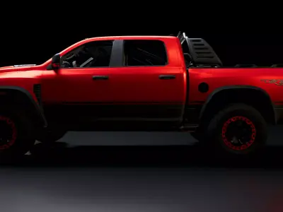 2021 Dodge RAM TRX 3D Model 3D model