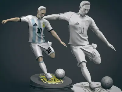 Lionel Messi 3D Printable 5 3D print model