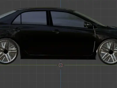 Corolla 2012 3D model