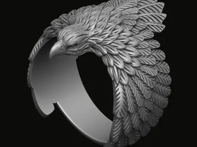 Eagle Ring  3D print model