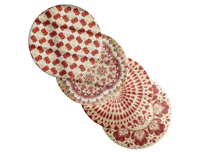 round carpet 29 3D model