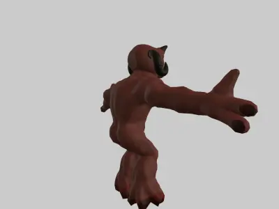 Devil demon Free low-poly 3D model