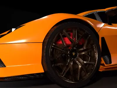 Lambo Sian Automotive design 3D model