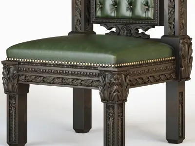 Gothic Throne 3D model