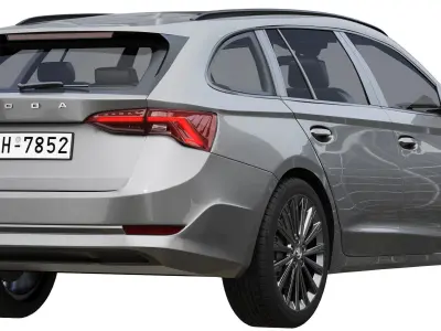 Skoda Octavia Combi 2020 3D model
