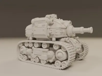 tank steampunk 3D print model