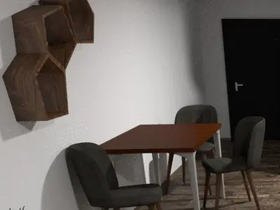 interior design  living room 3D model