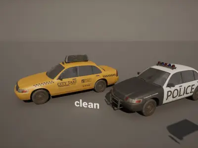 Vehicle Pack Low-poly 3D model from CGTrader