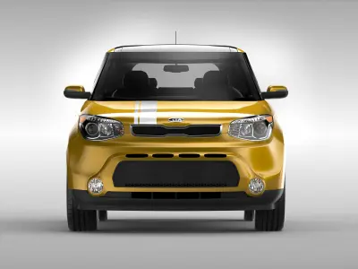 Kia Soul II 2014 3D model