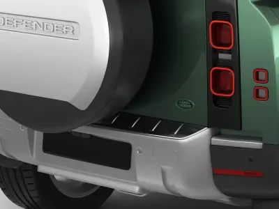 Land Rover Defender 90 2020 3D model