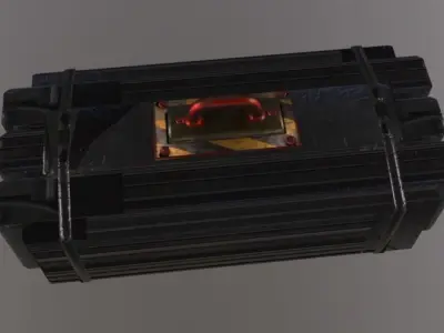 Lift Counter Low-poly 3D model