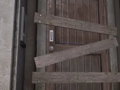 Shopfront Brooklyn Double Alcove Low-poly 3D model