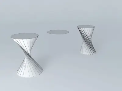 Crazy pillars Free 3D model