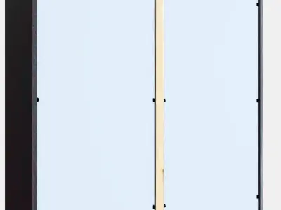 HAVSTA Glass-door cabinet with plinth Low-poly 3D model