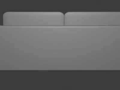 Modern Sofa 3D Model Free low-poly 3D model