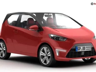 Generic City Car 3D model