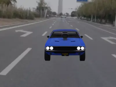 Dodge 3D model by justin777559