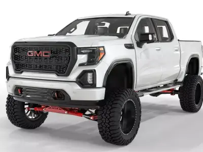 Gmc Sierra Denali 1500 Lifted 2024 3D model