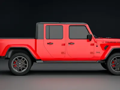 JEEP GLADIATOR Low-poly 3D model