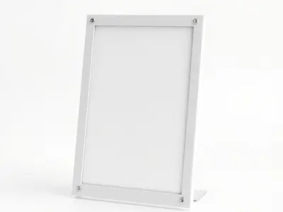 Magnetic Frame Photo Holder Model Pack Low-poly 3D model