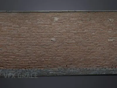 Brick Wall 003 3D model