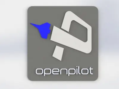 OpenPilot Logo Free 3D model