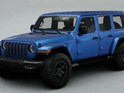 Jeep Wrangler Rubicon 392 2021 Gladiator 3D model