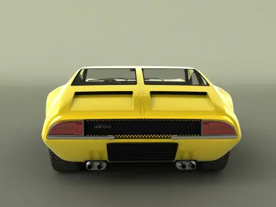 De Tomaso Mangusta 3D model