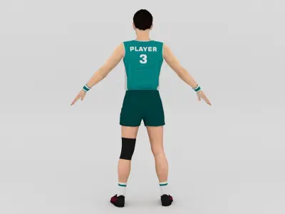 Vollleyball Player 3D model