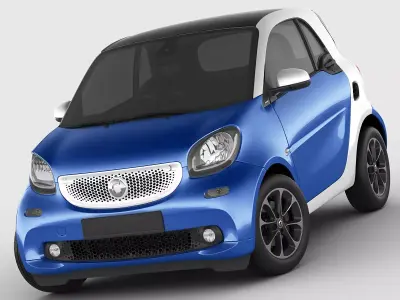 Smart Fortwo 2015 3D model