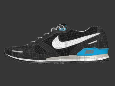 Shoes Nike Waffle Trainer 3D model