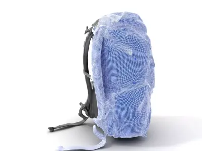 Sleek Nylon Backpack model pack Low-poly 3D model
