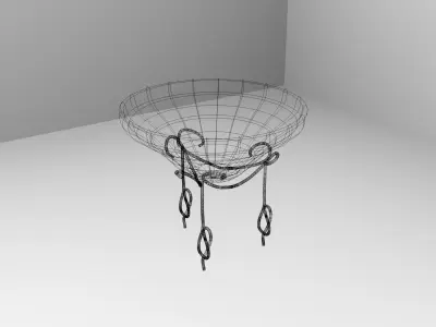 Glass Potion Mixing Bowl 3D model