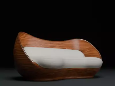 Modern Luxury Sofa 3D Model Low-poly 3D model get
