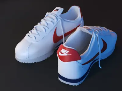 Nike Sneakers Low-poly 3D model