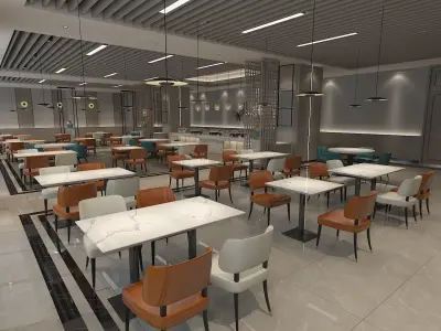 Restaurant 5 3D model