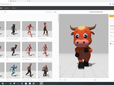 Wild Animals Pack 1 Low-poly 3D model