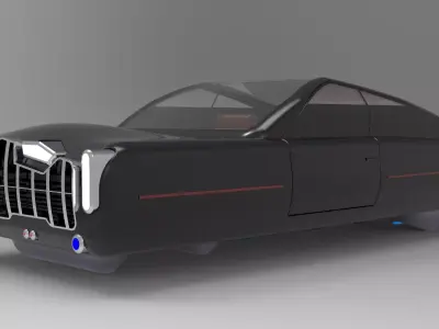 Sci-Fi Car 3D print model