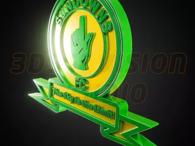 Mamelodi Sundowns logo - Cinematic - 3D print 3D model