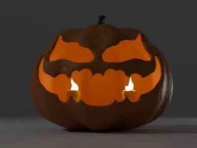 Halloween pumpkin - ABOBORA 3D model
