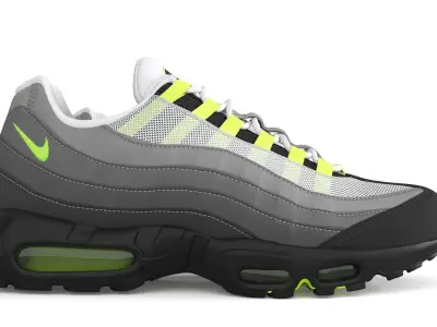 Air Max 95 Neon PBR Low-poly 3D model