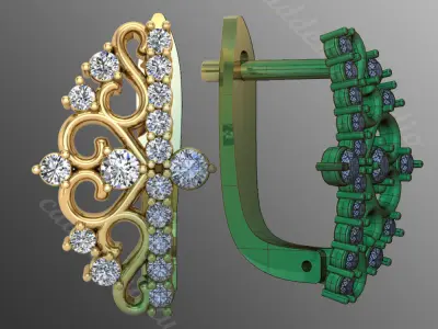 Earrings  od85 3D print model