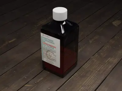 Promethazine bottle 3D model