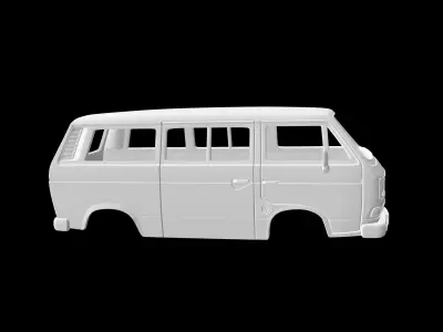 Volkswagen Transporter T3 3D print model