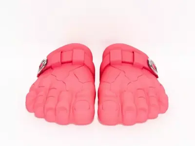 Hulk Foot Clogs shoes Props Second Life toy 3D print model