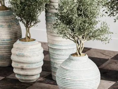 indoor plant stant 44 3D model