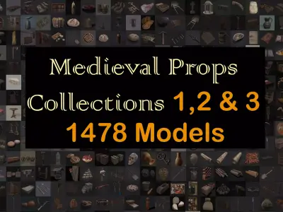 Medieval Props Collection ONE TWO THREE