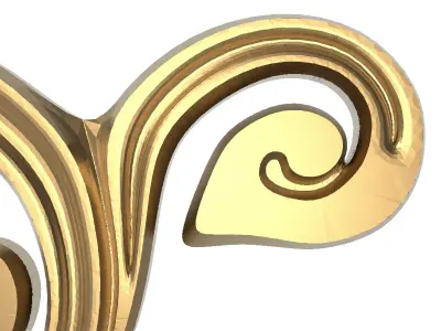  decorative pattern ready for 3D printing 3D model 28